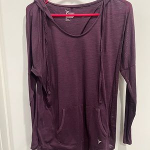 Light Weight Purple Hoodie From Old Navy Size L